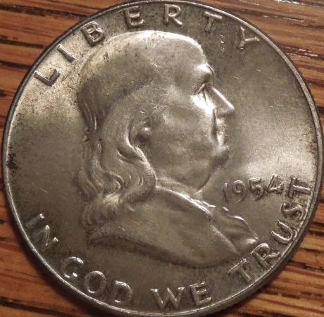 1954-P-Ben-Franklin-Half-Dollar